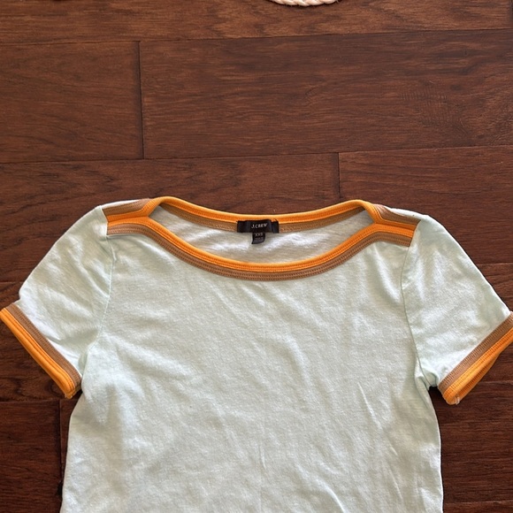 J Crew Retro Style Ringer Tee XXS - Picture 4 of 5